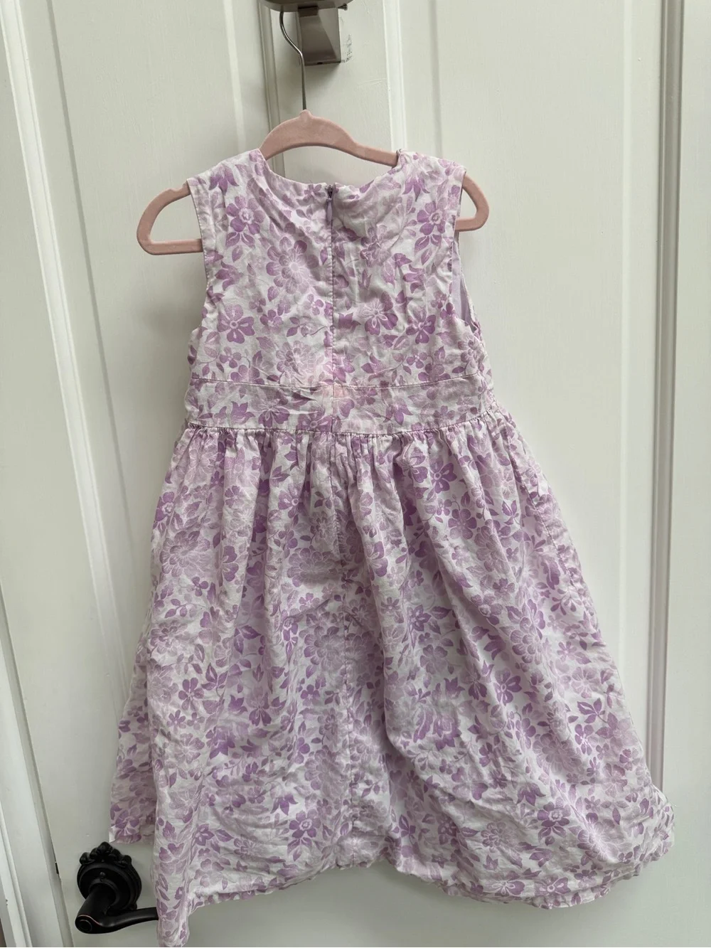 Baby GAP Girls 5 Lilac Purple Floral Sleeveless Party Dress